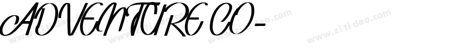 ADVENTURE CO字体转换